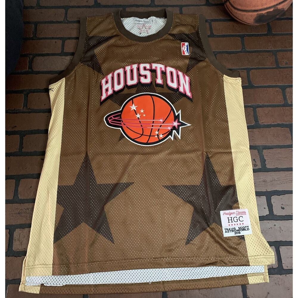 C.JACK /‎ HOUSTON Headgear Classics Basketball Jersey ~Never Worn~ 3XL